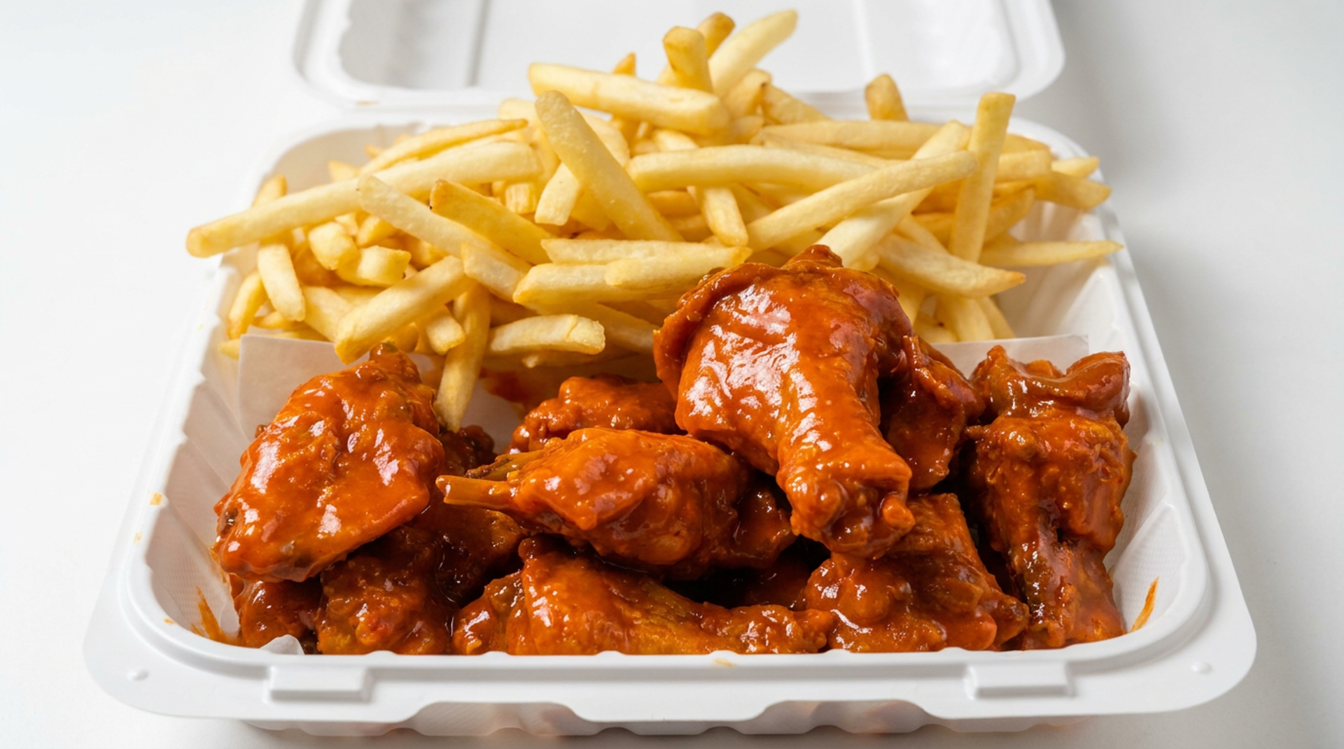 Wings and fries