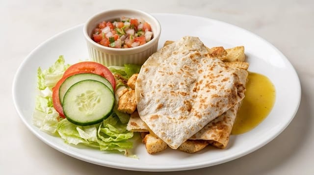 Shrimp Quesadilla.
