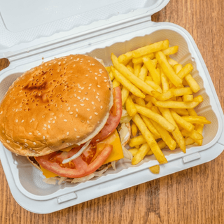 Combo 8" Cheeseburger Sub