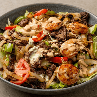 Steak and Shrimp Fajita