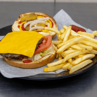 Cheeseburger + Fries