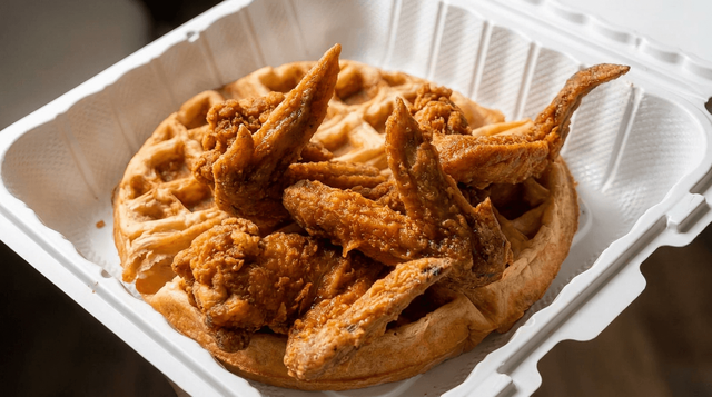 Four Wings & One Waffle.